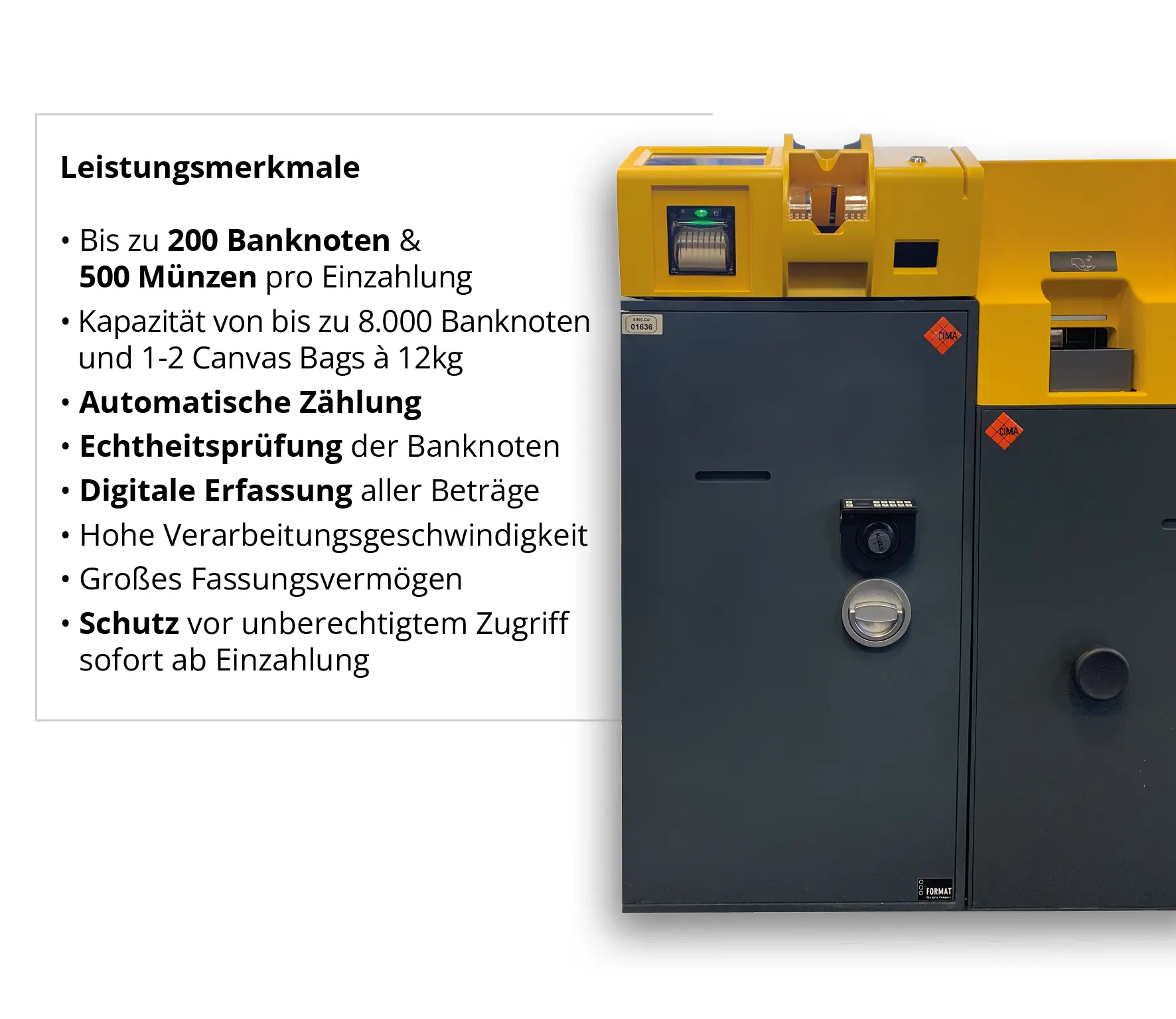 Die Bäckerei Sonnental nutzt einen intelligenten Tresor für Scheine und Münzen
